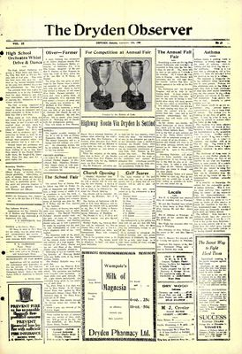 Dryden Observer, 19 Sep 1930