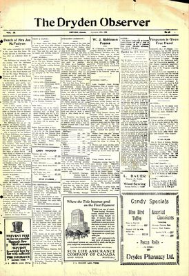 Dryden Observer, 28 Nov 1930