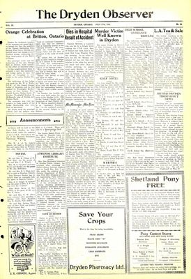 Dryden Observer, 17 Jul 1931