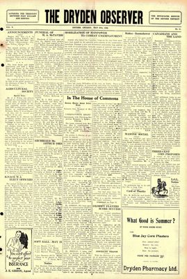 Dryden Observer, 20 May 1932