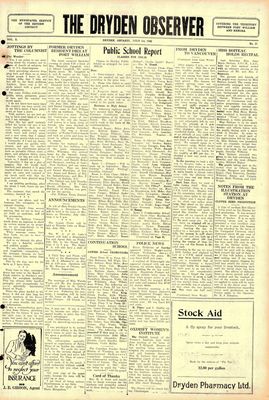 Dryden Observer, 1 Jul 1932