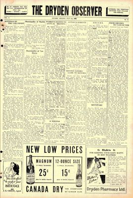 Dryden Observer, 8 Jul 1932