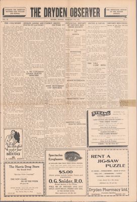 Dryden Observer, 17 Feb 1933