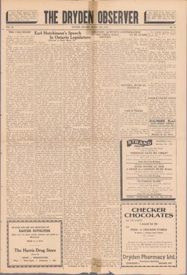 Dryden Observer, 24 Mar 1933