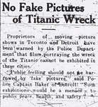 No Fake Pictures of Titanic Wreck