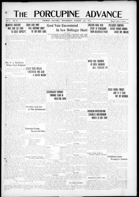 Porcupine Advance, 16 Aug 1916