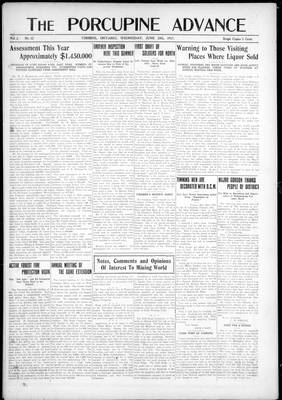 Porcupine Advance, 20 Jun 1917
