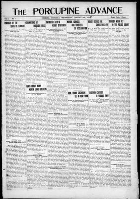 Porcupine Advance, 2 Jan 1918