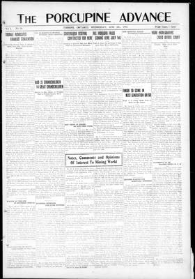 Porcupine Advance, 5 Jun 1918, Section 1, p. 1