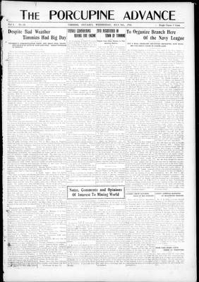 Porcupine Advance, 3 Jul 1918