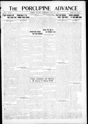 Porcupine Advance, 10 Jul 1918