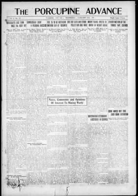 Porcupine Advance, 19 Feb 1919