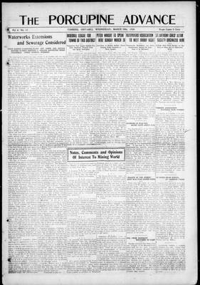 Porcupine Advance, 19 Mar 1919