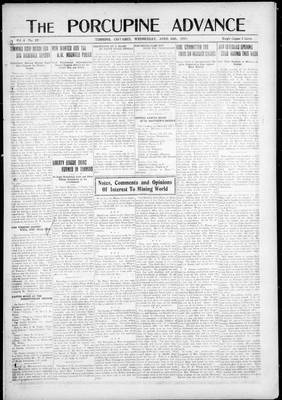 Porcupine Advance, 16 Apr 1919