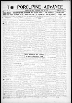 Porcupine Advance, 18 Jun 1919
