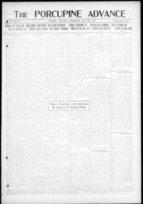 Porcupine Advance, 30 Jul 1919