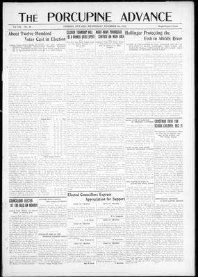 Porcupine Advance, 5 Dec 1923