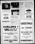 CURLING - Photograph: Player on Pamour Rink in Temiskaming and Northern Ontario Railway Commission Bonspiel