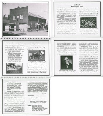 Pelham Historical Calendar 2000: &quot;Pelham A Century of Change&quot;