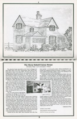 Pelham Historical Calendar 1998: &quot;The Berry-Daboll-Cairns House&quot;