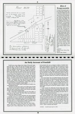 Pelham Historical Calendar 1997: &quot;An Early Account of Fonthill&quot;