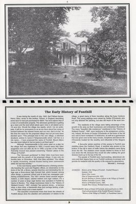 Pelham Historical Calendar 1993: &quot;The Early History of Fonthill&quot;