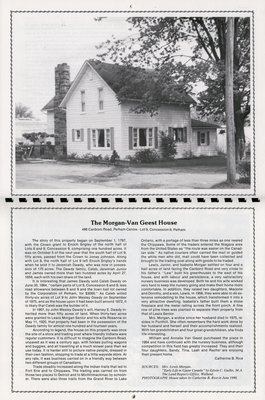 Pelham Historical Calendar 1992: &quot;The Morgan-Van Geest House&quot;