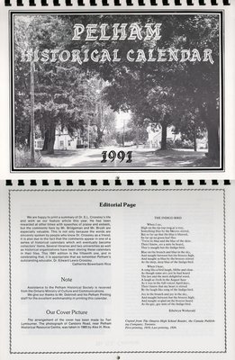 Pelham Historical Calendar 1991