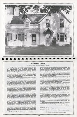 Pelham Historical Calendar 1990: &quot;A Beamer House&quot;