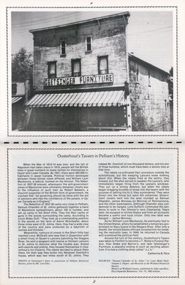 Pelham Historical Calendar 1985: &quot;Ousterhout's Tavern in Pelham's History&quot;