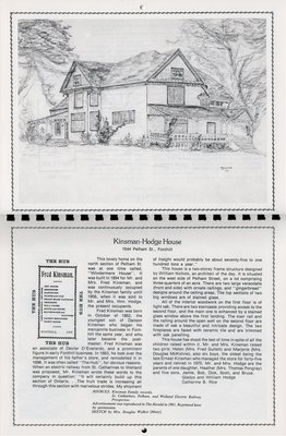 Pelham Historical Calendar 1983: &quot;Kinsman-Hodge House&quot;