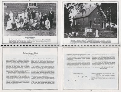 Pelham Historical Calendar 1983: &quot;Pelham Corners School&quot;