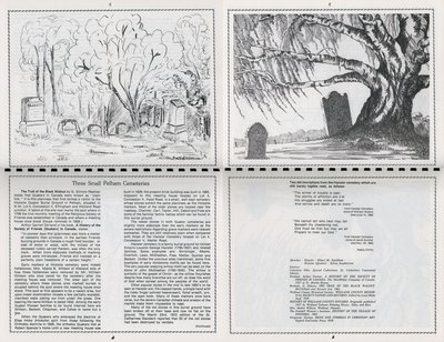 Pelham Historical Calendar 1981: &quot;Three Small Pelham Cemetaries&quot;