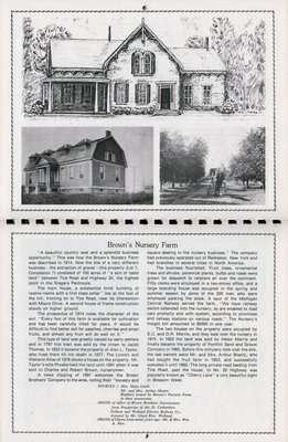 Pelham Historical Calendar 1980: &quot;Brown's Nursery Farm&quot;