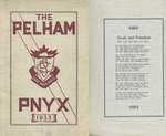 Pelham Pnyx 1933 - Cover