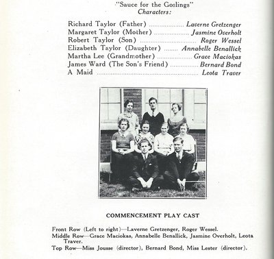 Pelham Pnyx 1936 - &quot;Sauce for the Goslings&quot; Commencement Play