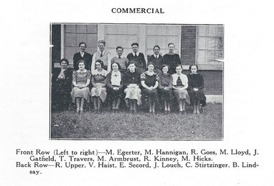 Pelham Pnyx 1937 - Photograph of Commercial Class