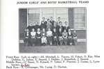 Pelham Pnyx 1937 - Photograph of Junior Girls and Boys' Basketball Teams