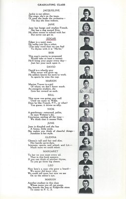 Pelham Pnyx 1939 - Graduating Class