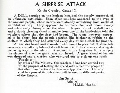 Pelham Pnyx 1941 - &quot;A Surprise Attack&quot;