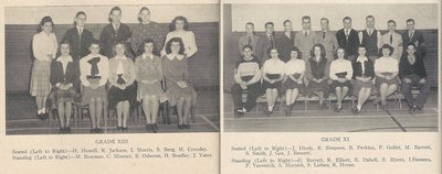 Pelham Pnyx 1948 - Class Photographs of Grade XIII and Grade XI