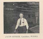Pelham Pnyx 1949 - Photograph of Caretaker of Pelham District High School Jacob Rinker