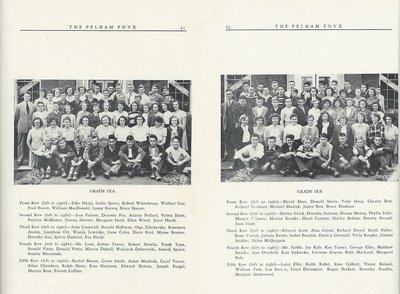 Pelham Pnyx 1950 - Class Photographs of Grade IXA and Grade IXB