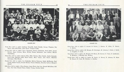 Pelham Pnyx 1950 - Class Photographs of Grade IXC and Grade XA