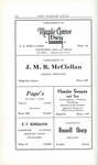 Pelham Pnyx Advertisements - Maple Grove Dairy, J. M. B. McClellan General Merchant, Page's Ice Cream and Candy Store, Hansler Swayze and Son, E. F. Kinsman Hardware Store, and Russel Sharp Druggist