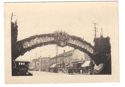 Welcome Home to Our Boys, 1919, Colborne Street, Oakville