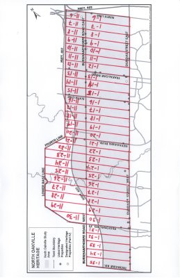 North Oakville Map as in 2010 Overlayed With Historic Lots and Concessions