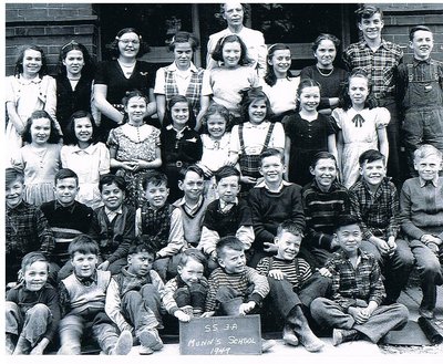 Munn's School, S.S. #3A, Halton County, Trafalgar Township, 1948-9