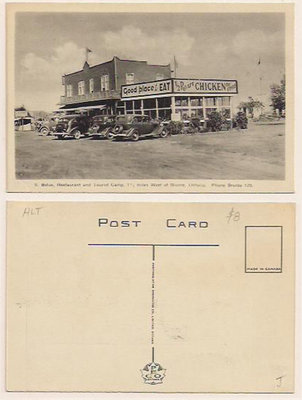 Postcard: S. Bolus, Restaurant and Tourist Camp