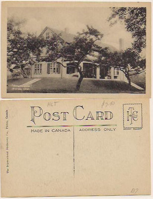 Postcard: "Birchwood" Bronte, Ont.